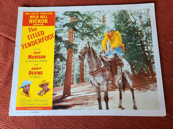 The Titled Tenderfoot - Western Lobby Cards