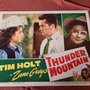 Thunder Mountain - Western Lobby Cards