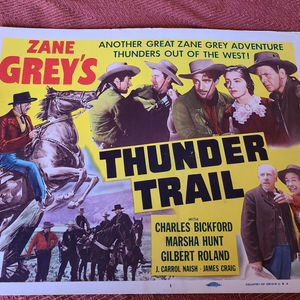 Thunder Trail - Western Lobby Cards