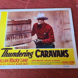 Thundering Caravans - Western Lobby Cards