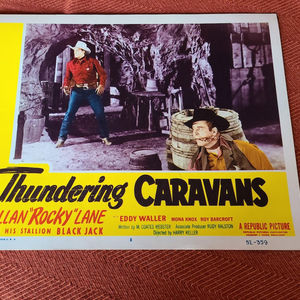 Thundering Caravans - Western Lobby Cards