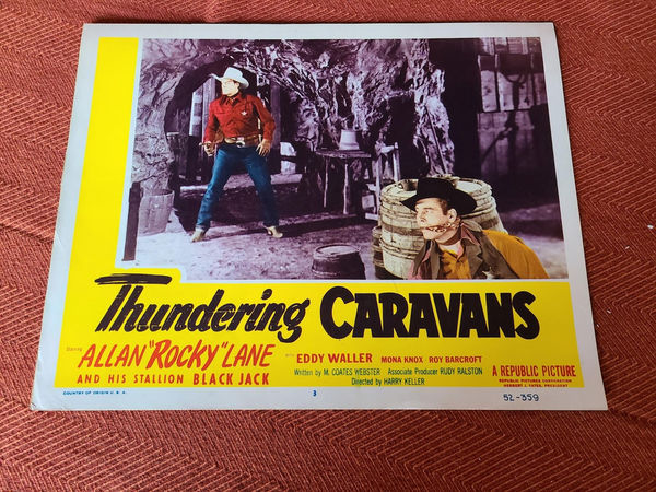 Thundering Caravans - Western Lobby Cards