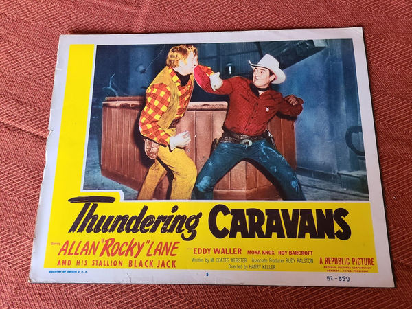 Thundering Caravans - Western Lobby Cards