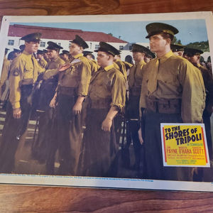 To The Shores Of Tripoli - Military/Aviation Lobby Cards