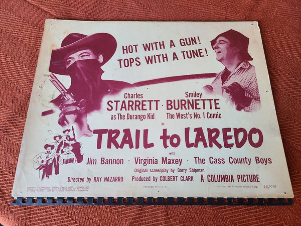 Trail To Laredo - Western Lobby Cards