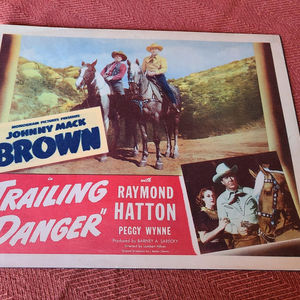 Trailing Danger - Western Lobby Cards