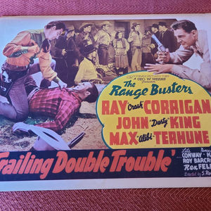 Trailing Double Trouble - Western Lobby Cards