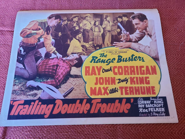 Trailing Double Trouble - Western Lobby Cards