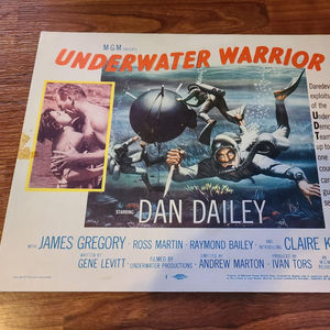 Underwater Warrior - Military/Aviation Lobby Cards