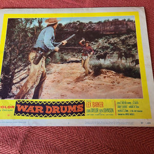 War Drums - Western Lobby Cards