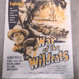 War Of The Wildcats - 1 Sheets/US