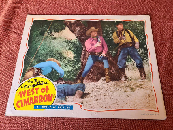 West Of Cimarron - Western Lobby Cards