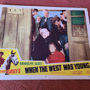 When The West Was Young - Western Lobby Cards