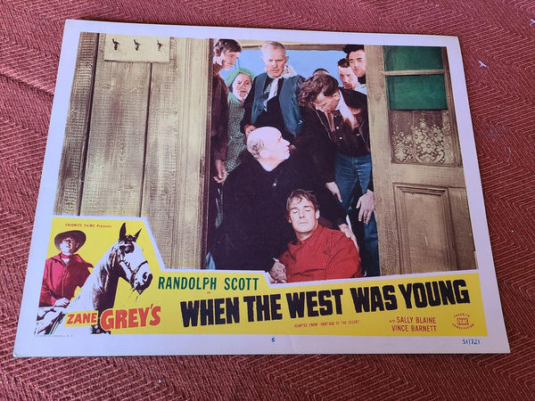 When The West Was Young - Western Lobby Cards