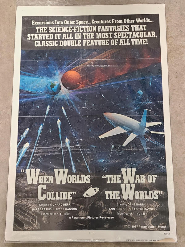 When Worlds Collide/ War Of The Worlds - 1 Sheets/US