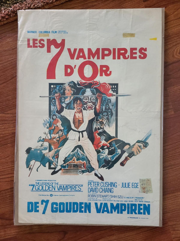 The Legend Of The 7 Golden Vampires - Belgium