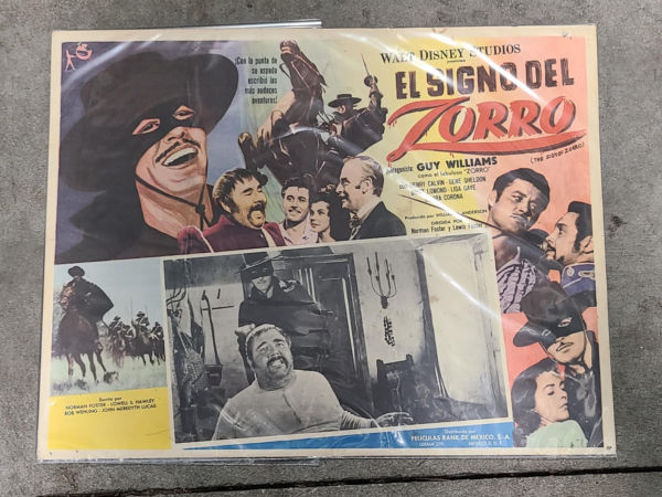 The Sign Of Zorro - Mexican Lobby Cards