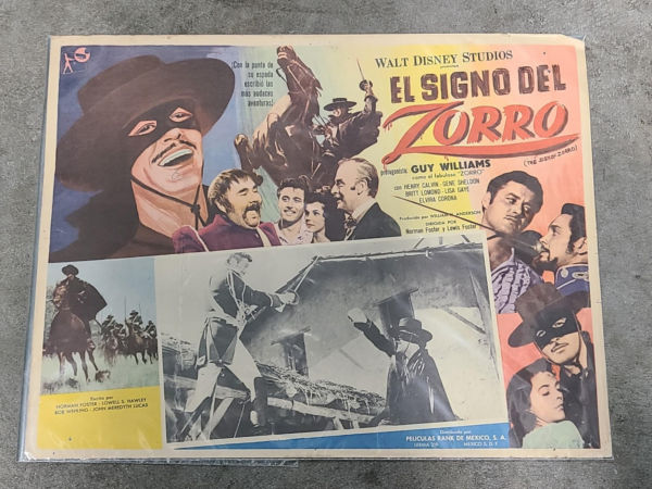 The Sign Of Zorro - Mexican Lobby Cards