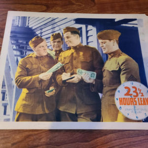 23 1/2 Hours Leave 1937 Military/Aviation Lobby Cards