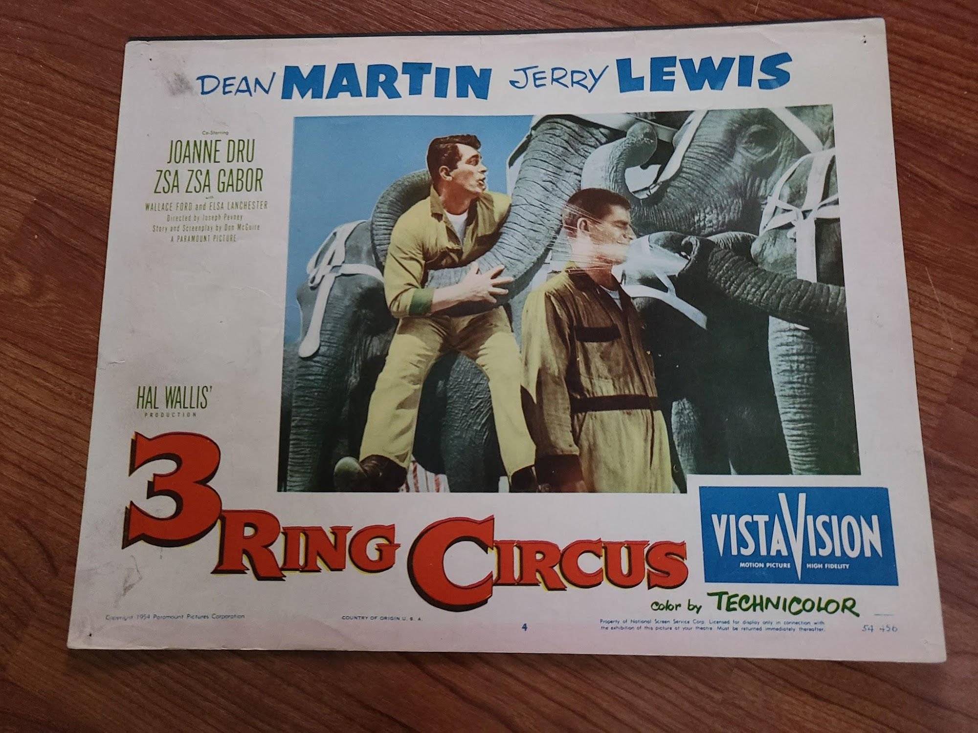 3 Ring Circus 1954 General Lobby Cards
