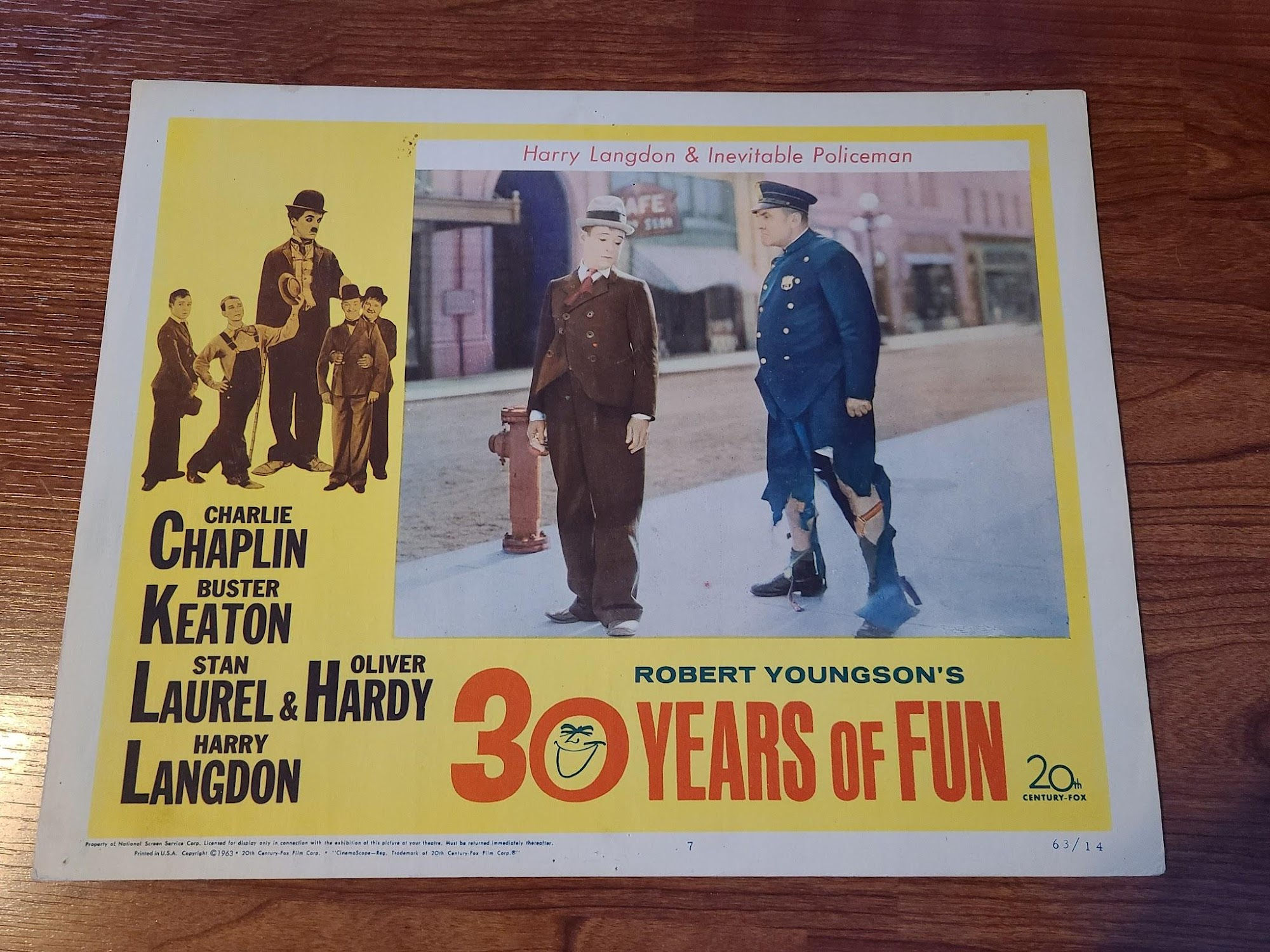 30 Years of Fun 1963 General Lobby Cards