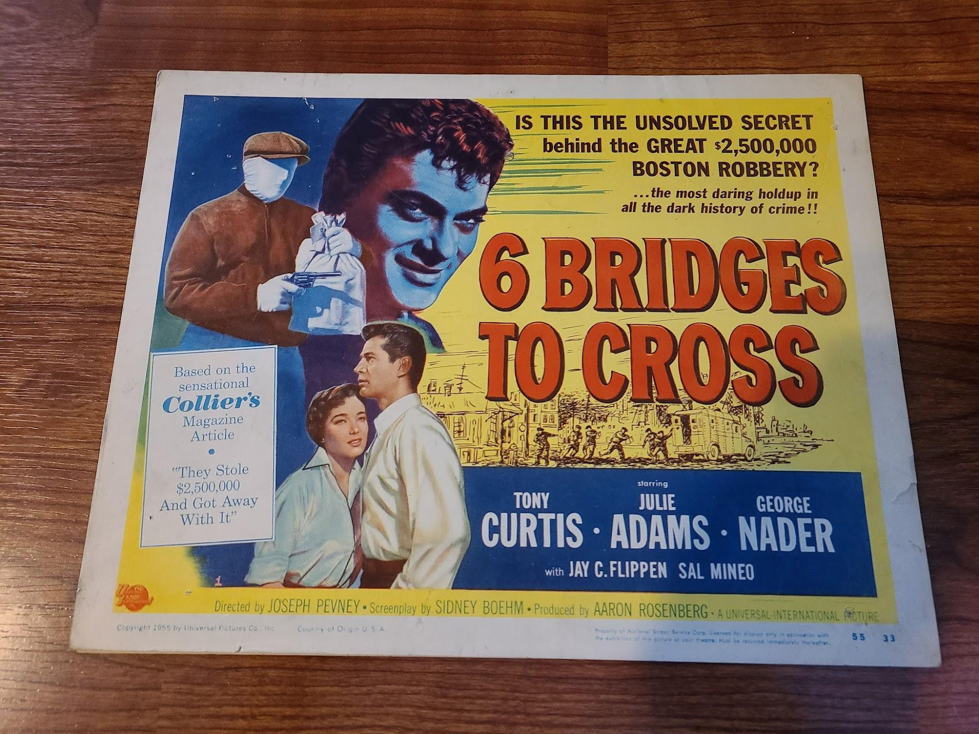 6 Bridges To Cross 1955 Title Cards