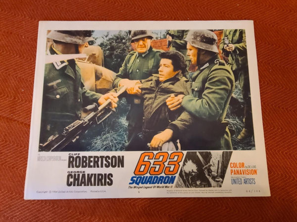 633 Squadron 1964 Military/Aviation Lobby Cards
