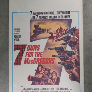 7 Guns For The MacGregors 1967 Window Cards