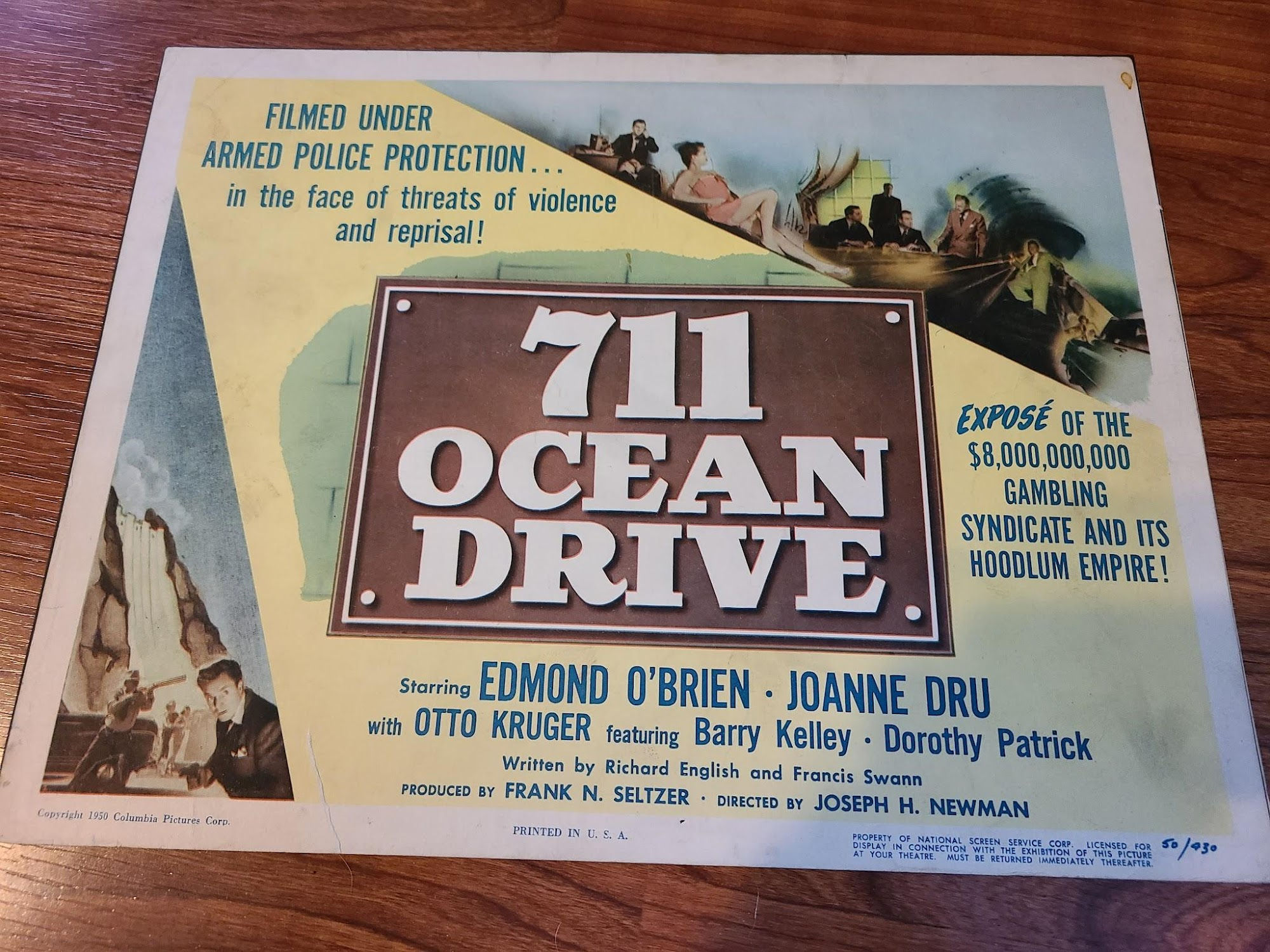 711 Ocean Drive 1950 Title Cards