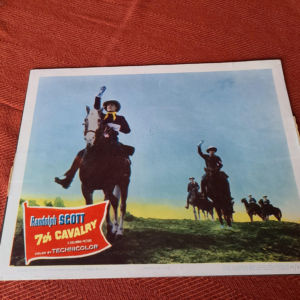 7th Cavalry 1956 Western Lobby Cards