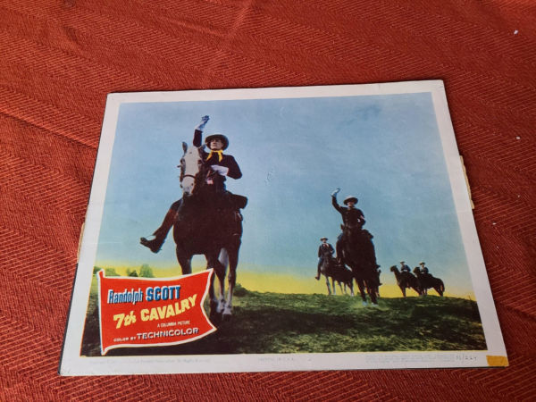 7th Cavalry 1956 Western Lobby Cards