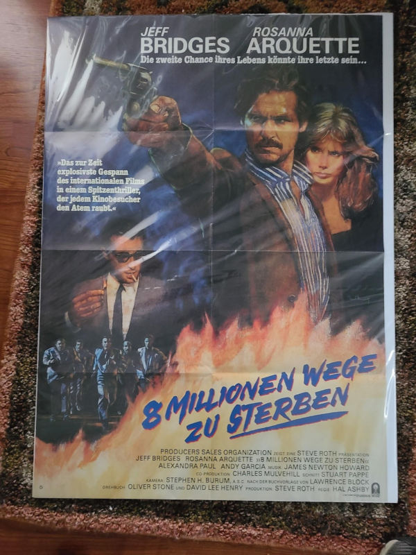 8 Million Ways To Die 1986 German