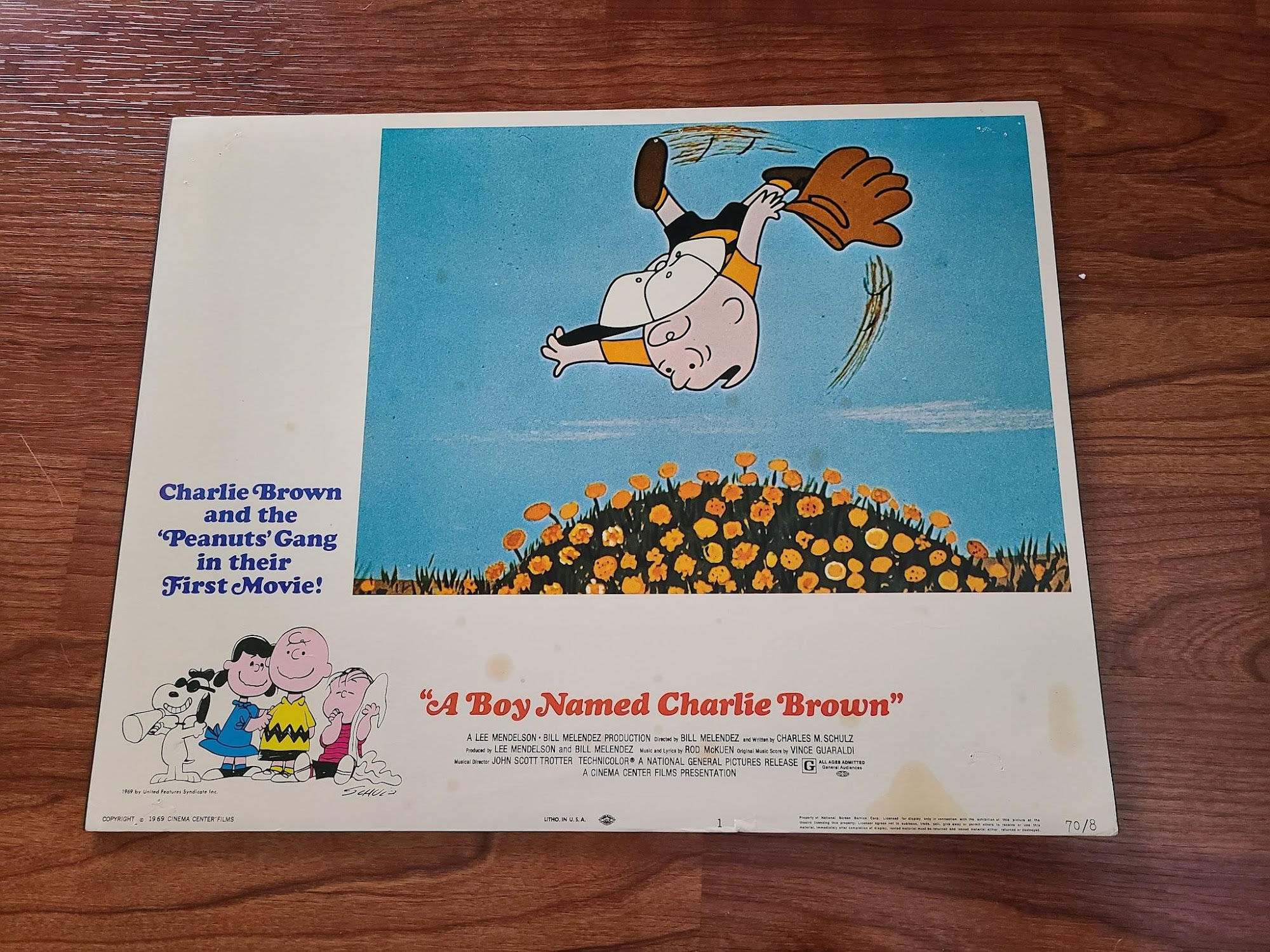 A Boy Named Charlie Brown 1970 General Lobby Cards
