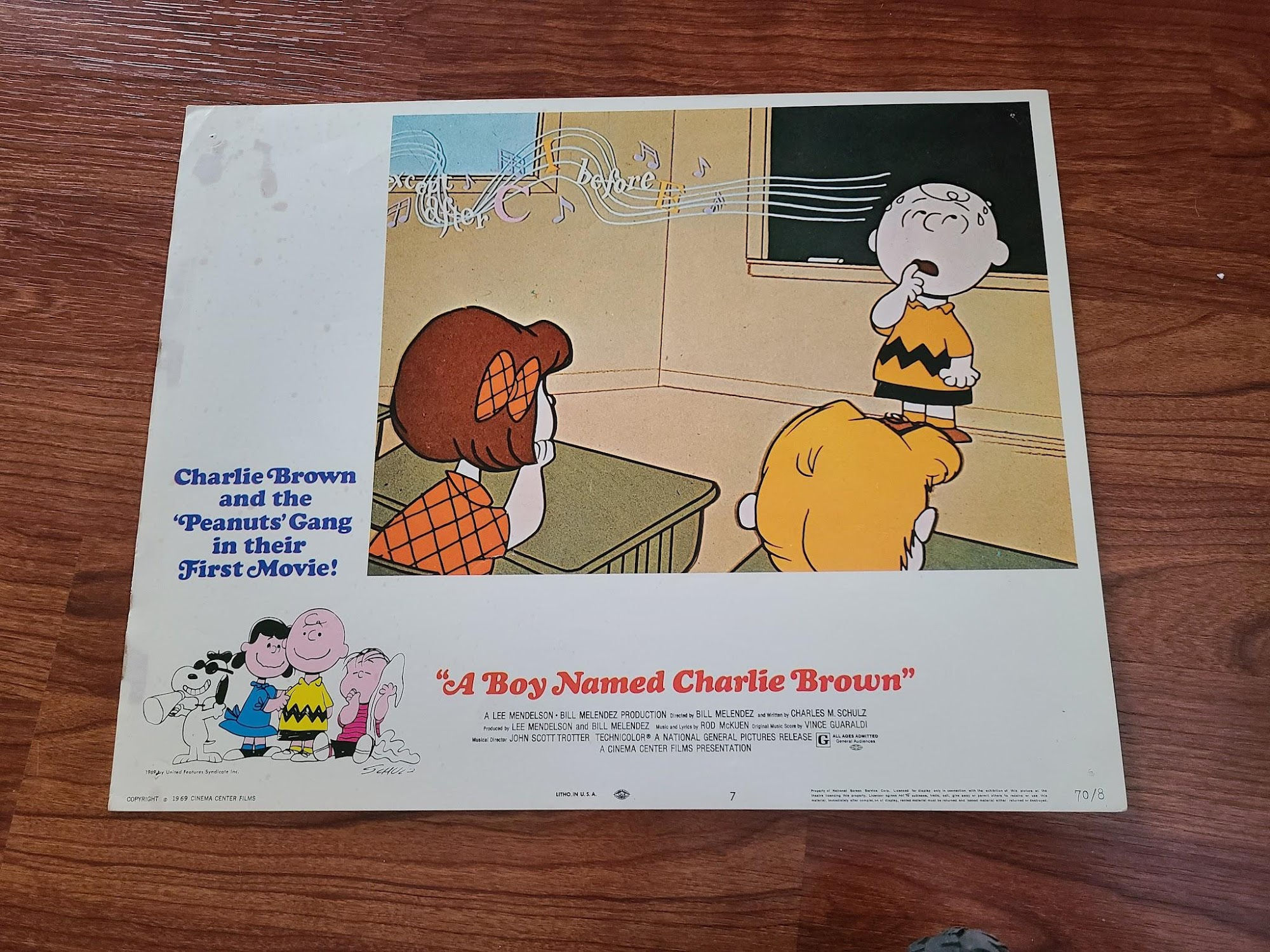 A Boy Named Charlie Brown 1970 General Lobby Cards