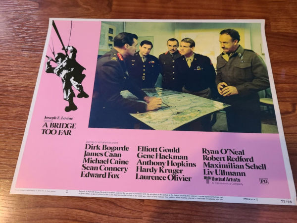 A Bridge Too Far 1977 Military/Aviation Lobby Cards