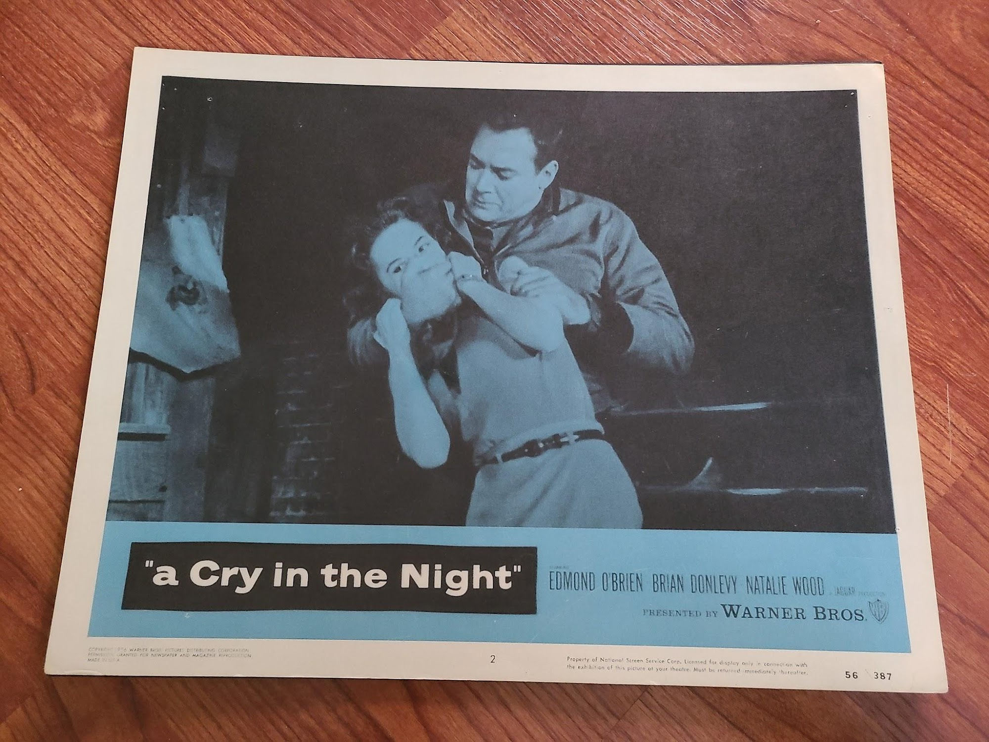 A Cry In The Night 1956 General Lobby Cards