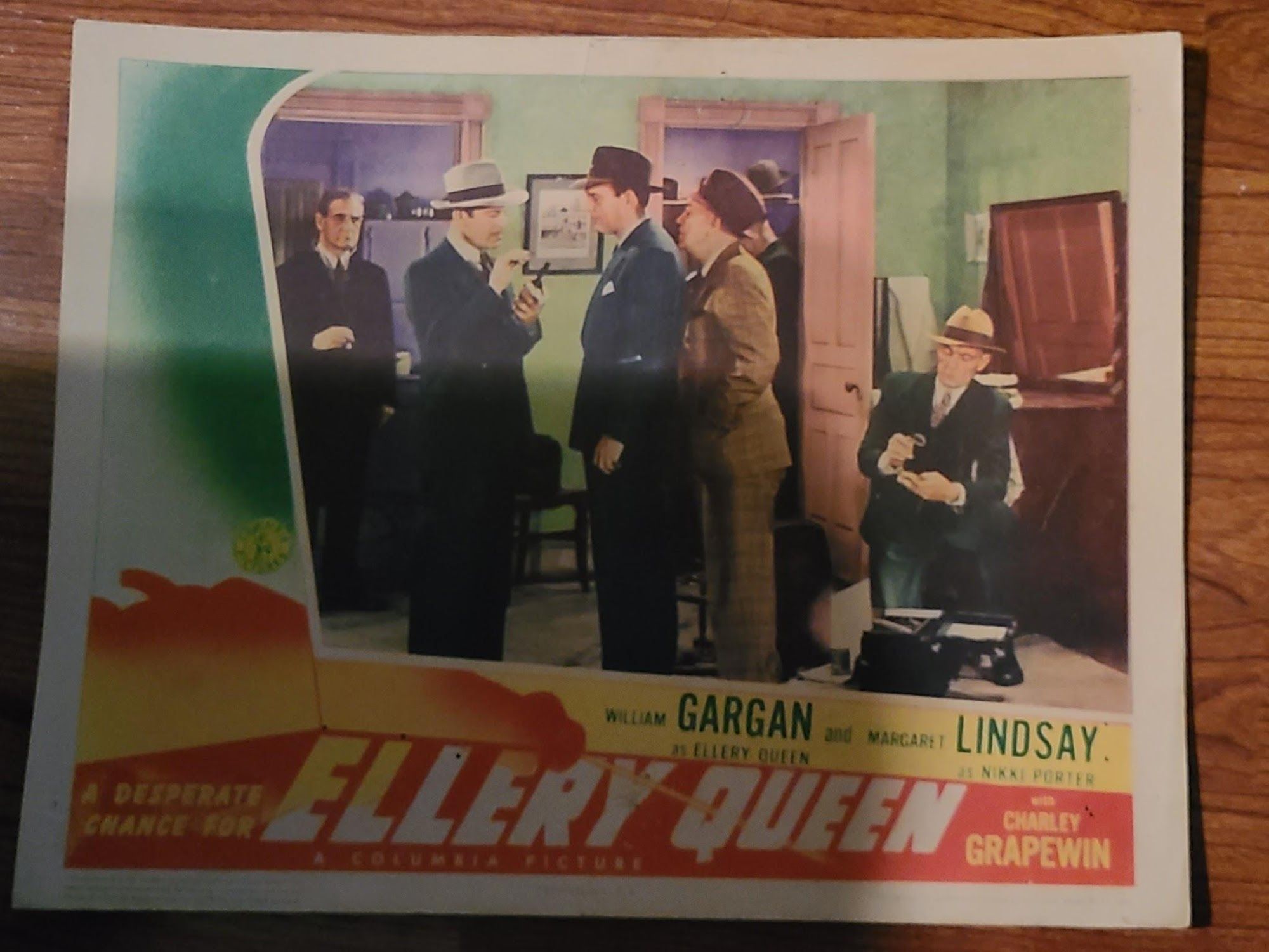 A Desperate Chance For Ellery Queen 1942 General Lobby Cards