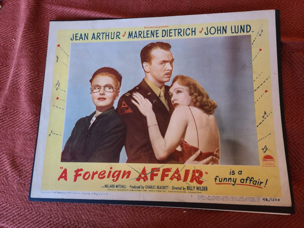 A Foreign Affair 1948 General Lobby Cards