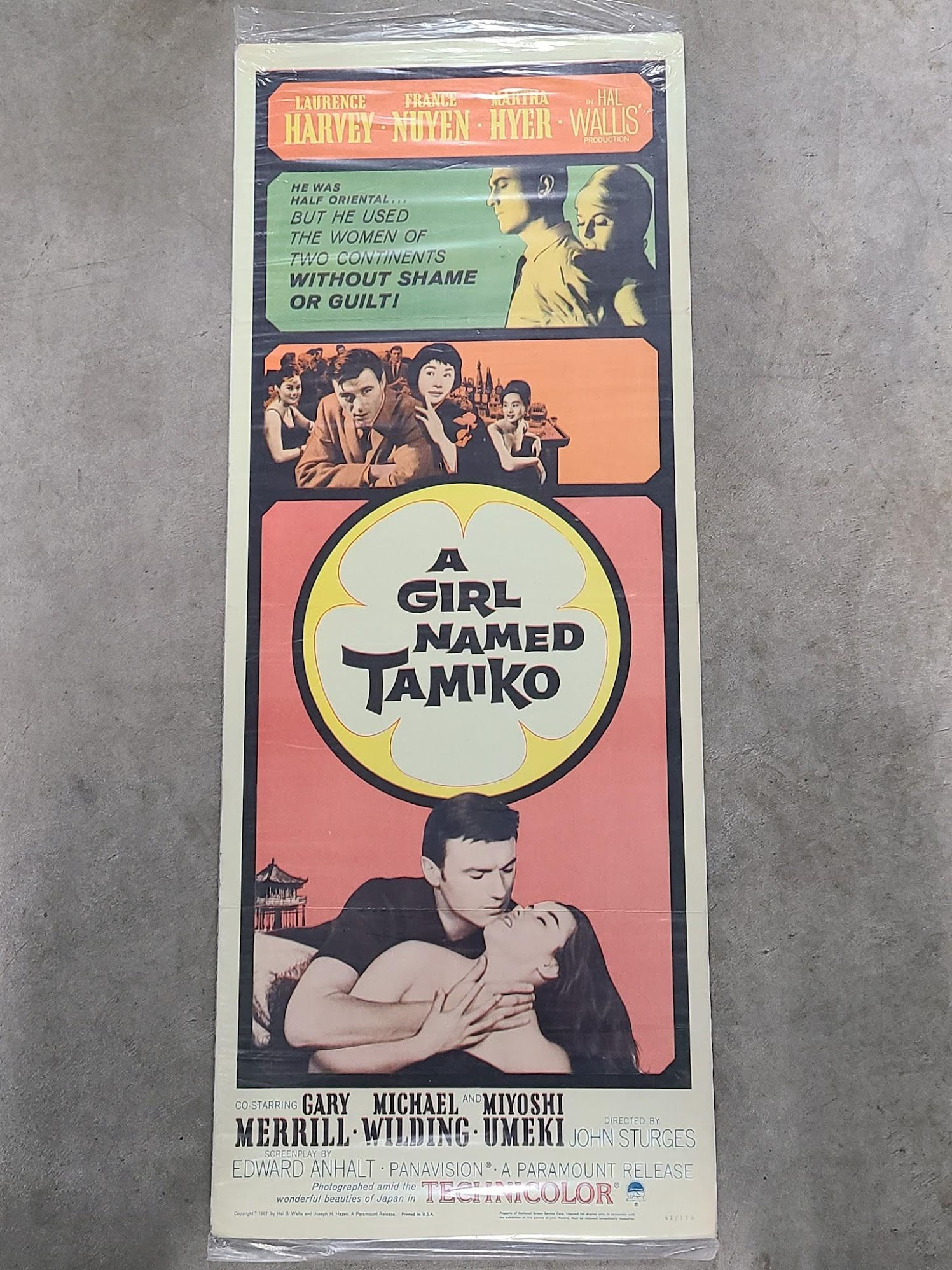 A Girl Named Tamiko 1963 Inserts