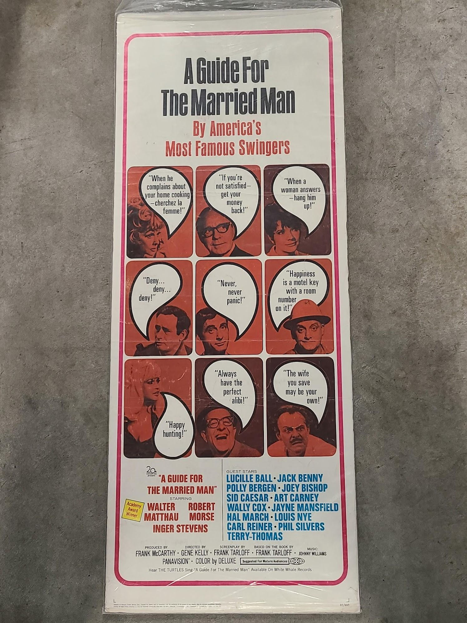 A Guide For The Married Man 1967 Inserts