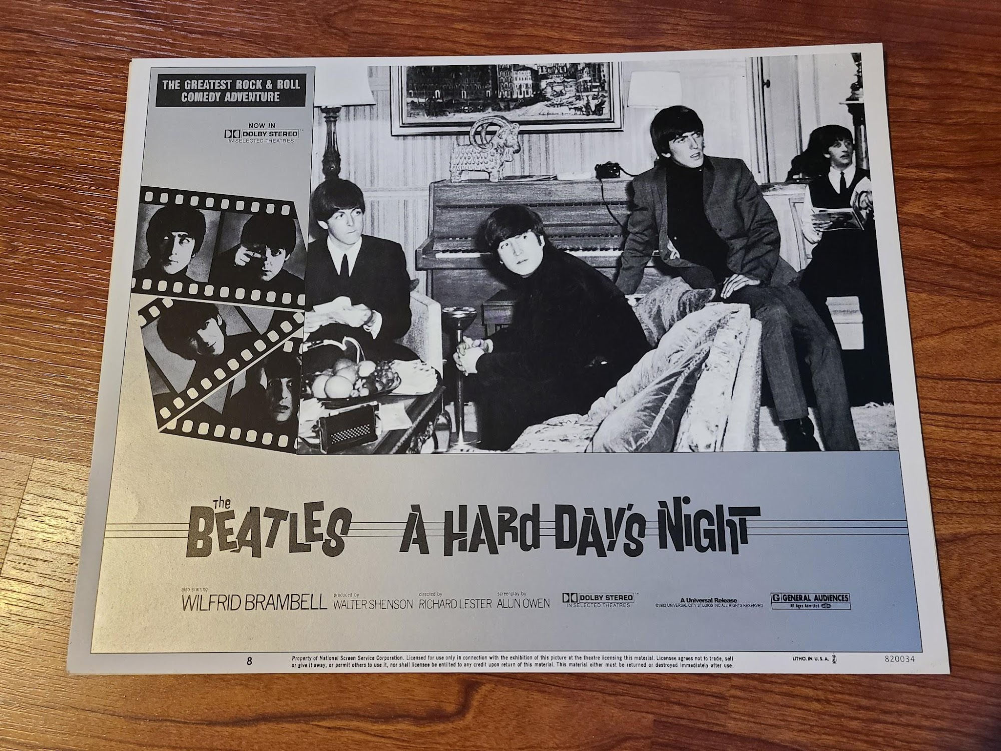 A Hard Day's Night 1964 General Lobby Cards
