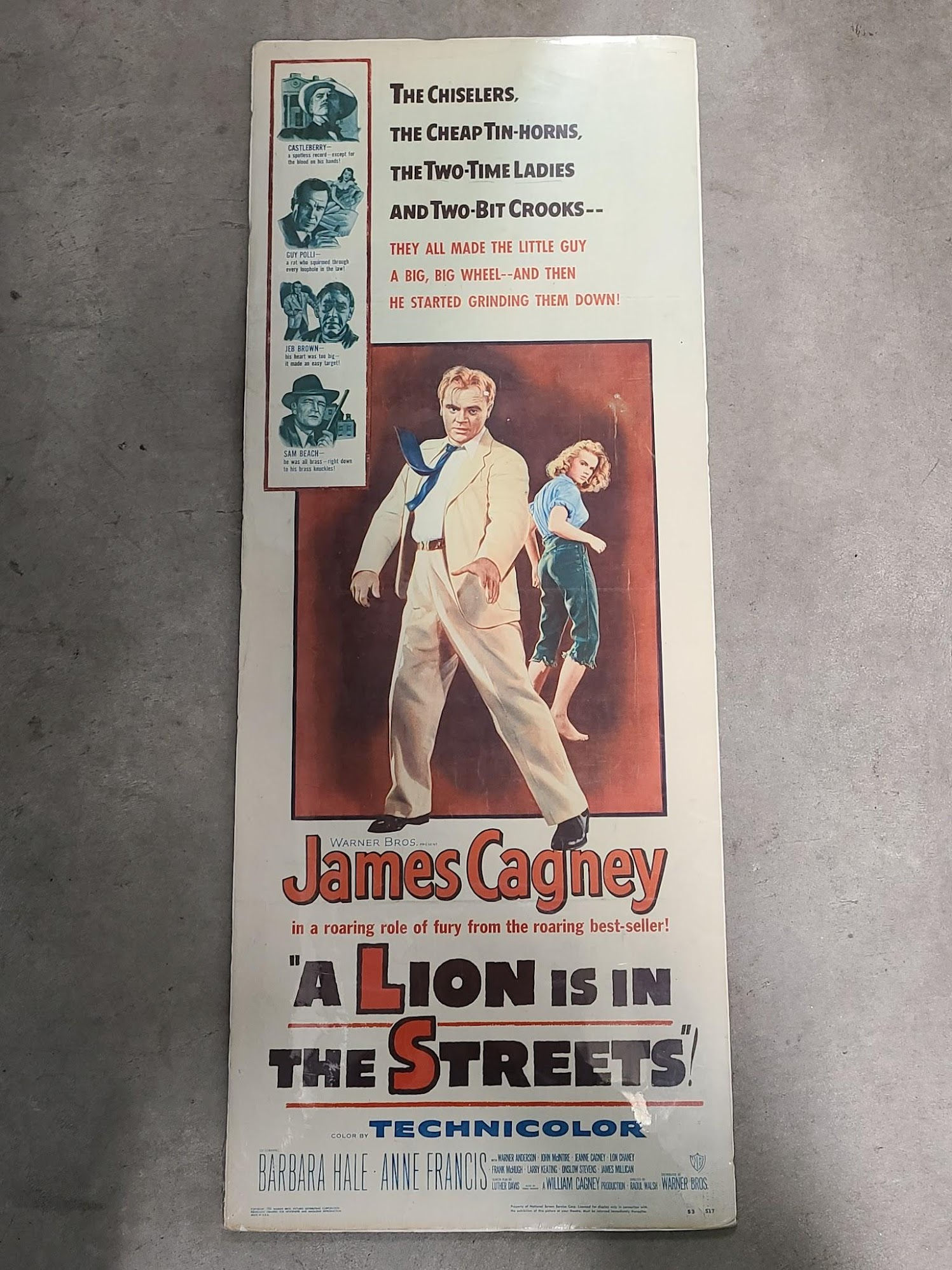A Lion Is In The Streets 1953 Inserts