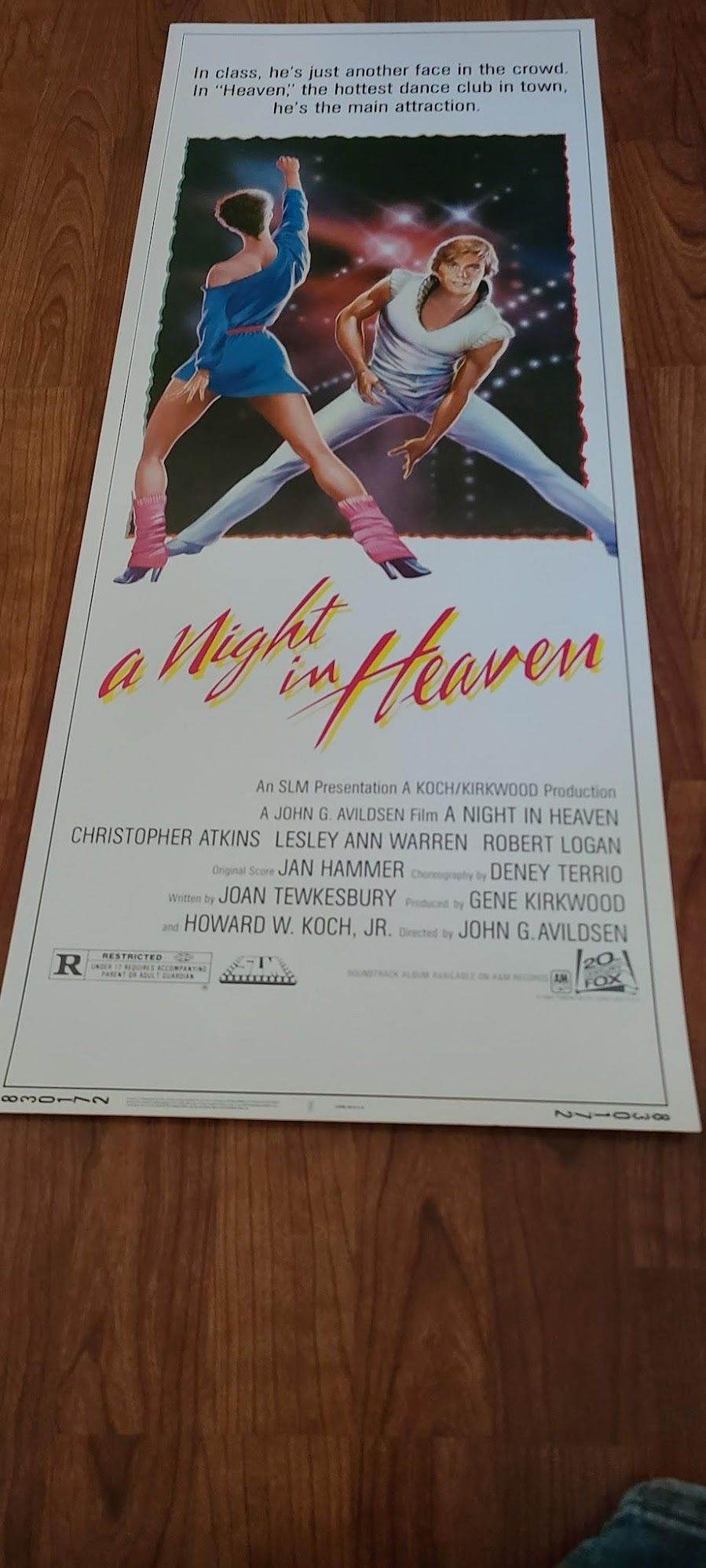 A Night In Heaven 1983 Inserts