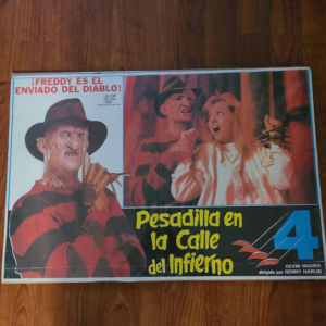 A Nightmare On Elm Street 4 1988 Mexican Lobby Cards