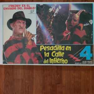 A Nightmare On Elm Street 4 1988 Mexican Lobby Cards
