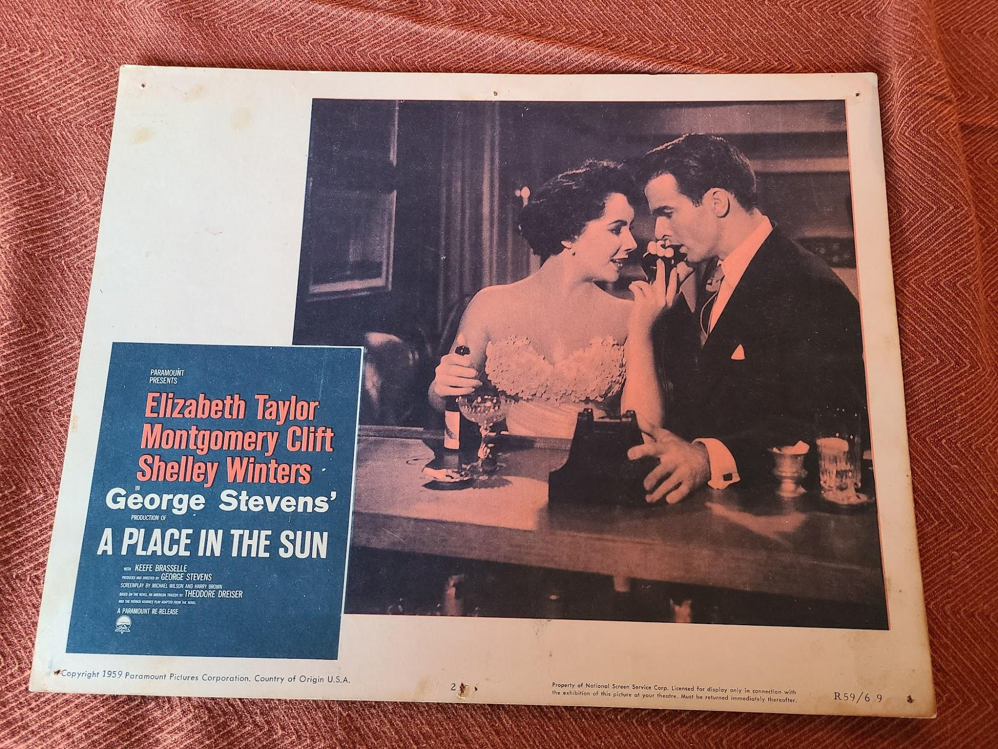 A Place In The Sun 1951 General Lobby Cards