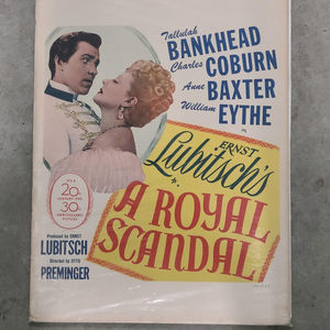 A Royal Scandal 1945 Window Cards