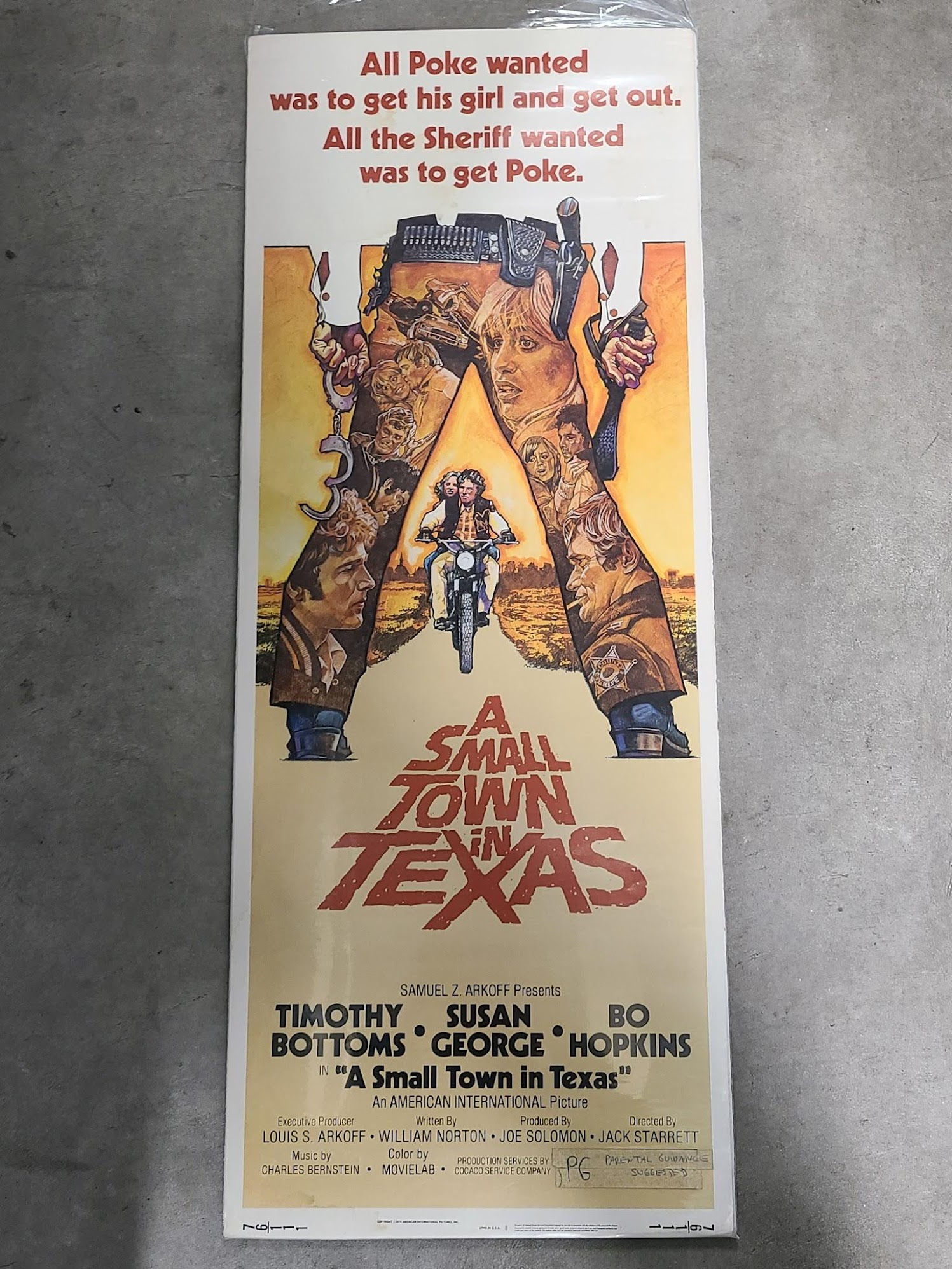 A Small Town In Texas 1976 Inserts