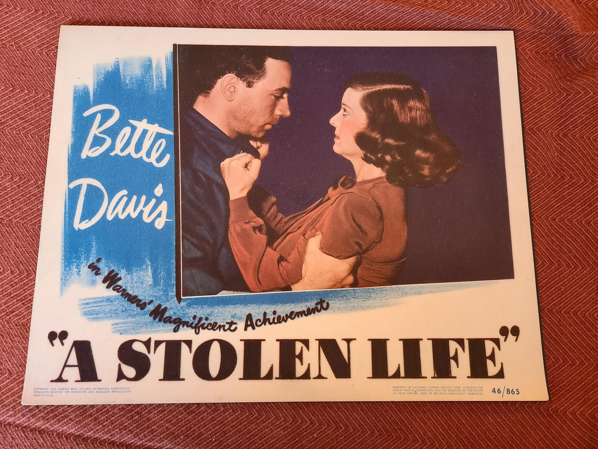 A Stolen Life 1946 General Lobby Cards