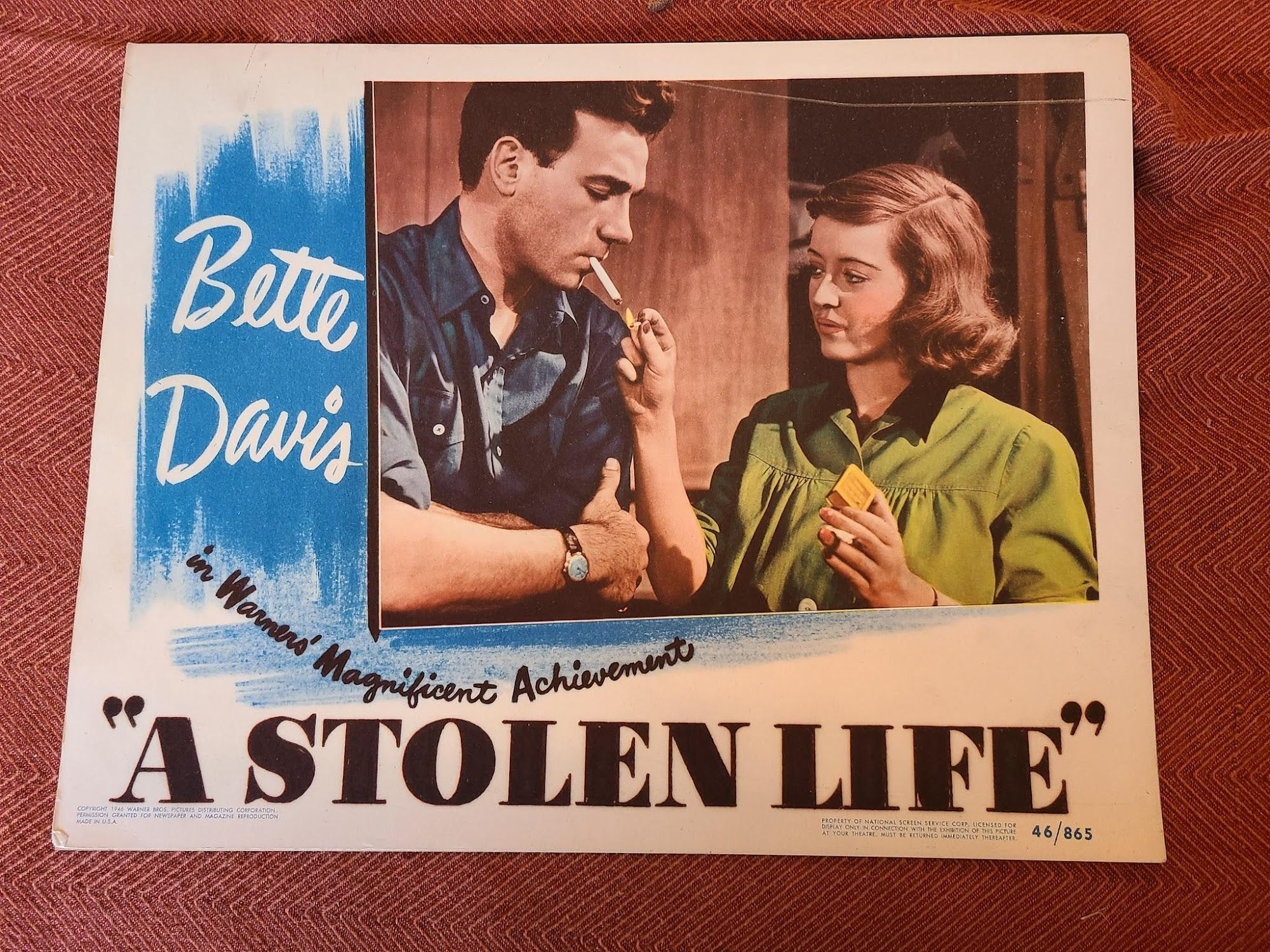 A Stolen Life 1946 General Lobby Cards